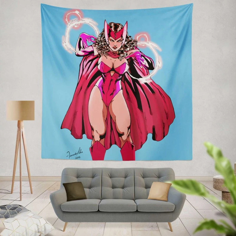 Scarlet Witch Hydras Avengers Marvel Comics Wall Tapestry